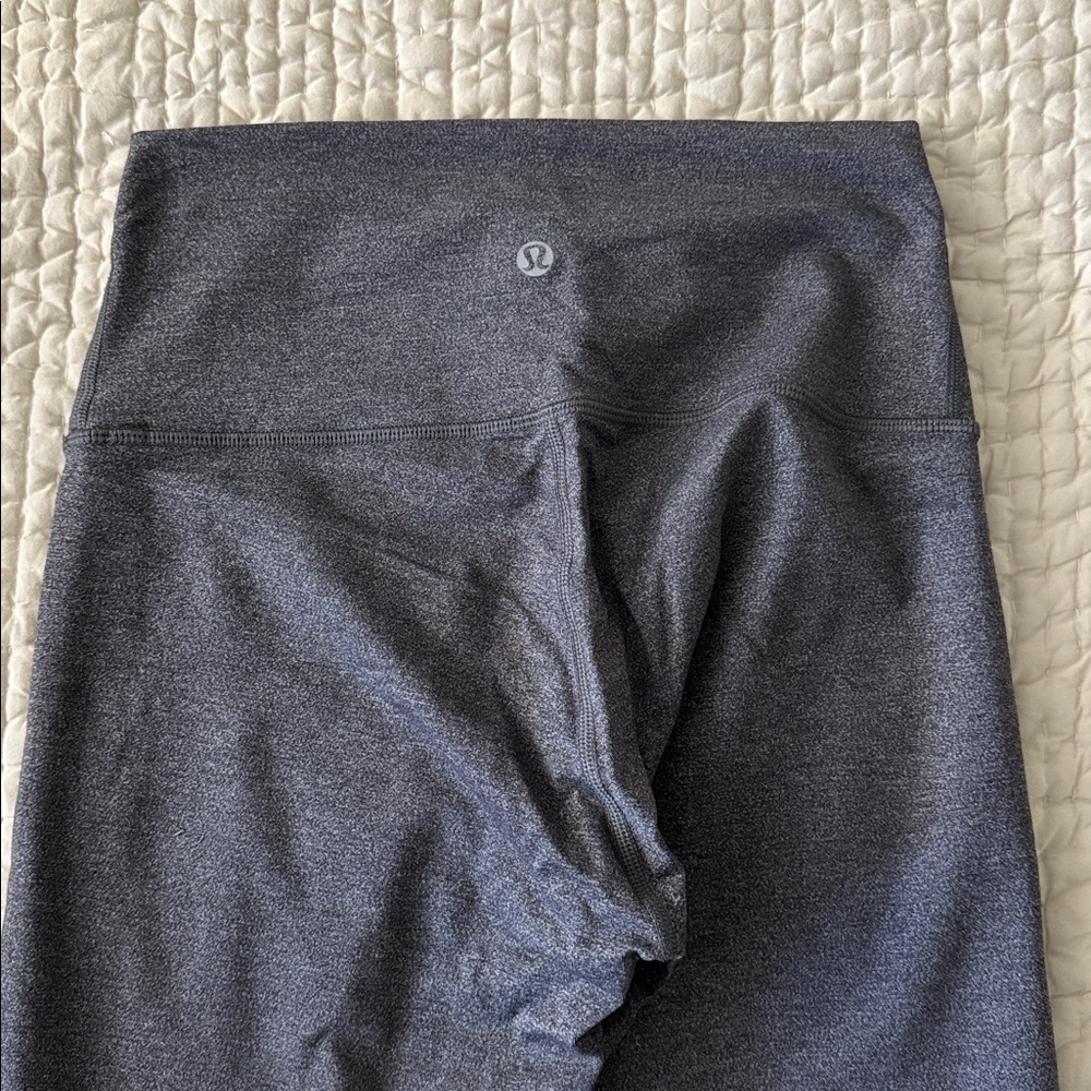 Lululemon Gray Wonder Under Leggings